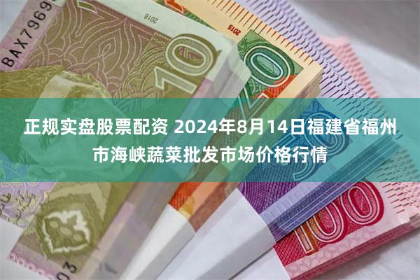 正规实盘股票配资 2024年8月14日福建省福州市海峡蔬菜批发市场价格行情