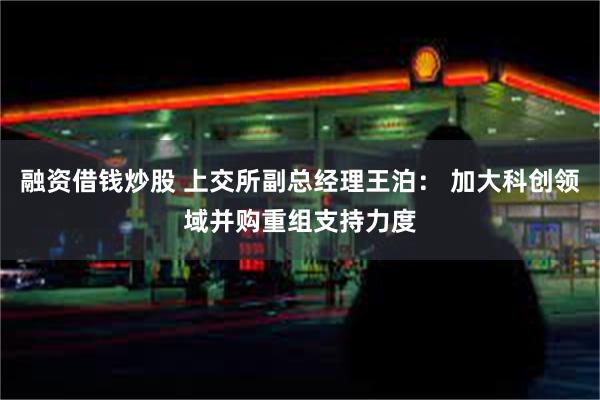 融资借钱炒股 上交所副总经理王泊： 加大科创领域并购重组支持力度