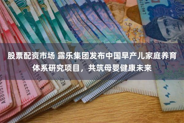 股票配资市场 露乐集团发布中国早产儿家庭养育体系研究项目，共筑母婴健康未来